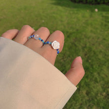 Load image into Gallery viewer, Fashion Resin Summer Flower Butterfly Index Finger Ring Rice Beads Colorful Handmade Beaded Ring Women Jewelry Gifts
