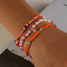 Load image into Gallery viewer, 3pcs/set Fashion Mixed Color Beaded Bracelet Irregular Imitation Crystal Rice Beads Gravel Bracelet Women Jewelry Gifts
