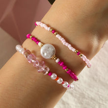Load image into Gallery viewer, 3pcs/set Fashion Mixed Color Beaded Bracelet Irregular Imitation Crystal Rice Beads Gravel Bracelet Women Jewelry Gifts
