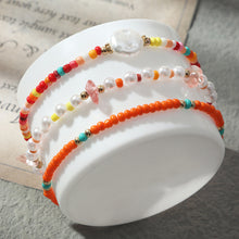 Load image into Gallery viewer, 3pcs/set Fashion Mixed Color Beaded Bracelet Irregular Imitation Crystal Rice Beads Gravel Bracelet Women Jewelry Gifts
