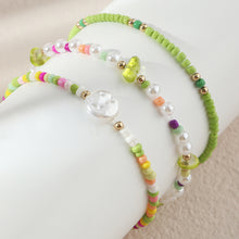 Load image into Gallery viewer, 3pcs/set Fashion Mixed Color Beaded Bracelet Irregular Imitation Crystal Rice Beads Gravel Bracelet Women Jewelry Gifts
