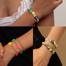 Load image into Gallery viewer, Fashion Summer Bohemia Colorful Rice Beads Bracelet Set Contrast Beaded Braided Bracelet Set Women Jewelry Accessories
