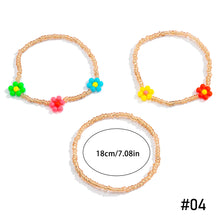 Load image into Gallery viewer, Fashion Summer Bohemia Colorful Rice Beads Bracelet Set Contrast Beaded Braided Bracelet Set Women Jewelry Accessories
