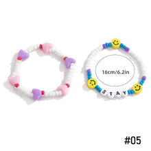 Load image into Gallery viewer, Fashion Summer Bohemia Colorful Rice Beads Bracelet Set Contrast Beaded Braided Bracelet Set Women Jewelry Accessories

