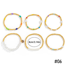 Load image into Gallery viewer, Fashion Summer Bohemia Colorful Rice Beads Bracelet Set Contrast Beaded Braided Bracelet Set Women Jewelry Accessories
