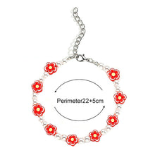 Load image into Gallery viewer, Simple Fashion Imitation Pearl Soft Pottery Bracelet Colorful Flower Bracelet Bohemian Lemon Avocado Hand Beaded Women Jewelry
