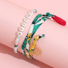 Load image into Gallery viewer, Simple Fashion Personalized Beaded Bracelet Mixed Beads Colorful Printing Rice Beads Bohemian Fabric Bracelet Women Jewelry
