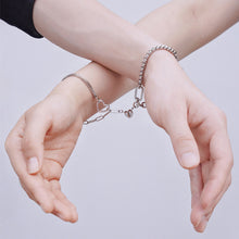 Load image into Gallery viewer, Fashion Stainless Steel Couple Bracelets Magnetism Romantic Heart Charm Creative Chain Bracelets Jewelry Gift For Women Men
