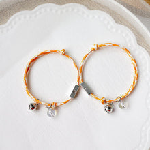Load image into Gallery viewer, 2Pcs/pair Fashion Stainless Steel Couple Bracelets Magnetism Bell Star Creative Chain Bracelets Jewelry Gift for Women Men
