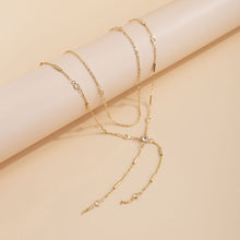 Load image into Gallery viewer, Vintage Summer Sexy Double Layer Waist Chain Thin Link Female Body Chain Waist Chain Belt Streetwear Women Fashion Body Jewelry
