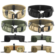 Load image into Gallery viewer, Multifunction Military Tactical Belt Nylon Airsoft Molle Belt Army Training Soft Padded Combat Hunting Battle Waist Belt

