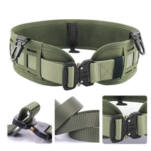 Load image into Gallery viewer, Multifunction Military Tactical Belt Nylon Airsoft Molle Belt Army Training Soft Padded Combat Hunting Battle Waist Belt

