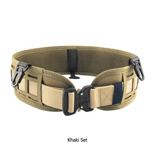 Load image into Gallery viewer, Multifunction Military Tactical Belt Nylon Airsoft Molle Belt Army Training Soft Padded Combat Hunting Battle Waist Belt
