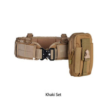 Load image into Gallery viewer, Multifunction MOLLE Tactical Battle Belt Hunting Set Belt Military Inner Waist Belt With Phone Tool Bag For CS Shooting
