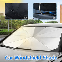 Load image into Gallery viewer, Car Windshield Sunshade Umbrella Type Sun Shade For Car Window Summer Sun Protection Heat Insulation Cloth For Car Front Shading
