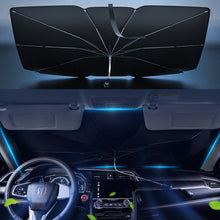 Load image into Gallery viewer, Car Windshield Sunshade Umbrella Type Sun Shade For Car Window Summer Sun Protection Heat Insulation Cloth For Car Front Shading
