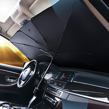 Load image into Gallery viewer, Car Windshield Sunshade Umbrella Type Sun Shade For Car Window Summer Sun Protection Heat Insulation Cloth For Car Front Shading
