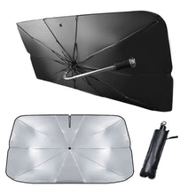 Load image into Gallery viewer, Car Windshield Sunshade Umbrella Type Sun Shade For Car Window Summer Sun Protection Heat Insulation Cloth For Car Front Shading
