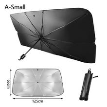 Load image into Gallery viewer, Car Windshield Sunshade Umbrella Type Sun Shade For Car Window Summer Sun Protection Heat Insulation Cloth For Car Front Shading
