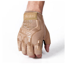 Load image into Gallery viewer, Tactical Gloves Military Army Shooting Paintball Airsoft Bicycle Motorcross Combat Hard Knuckle Fingerless Gloves
