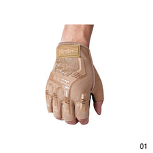 Load image into Gallery viewer, Tactical Gloves Military Army Shooting Paintball Airsoft Bicycle Motorcross Combat Hard Knuckle Fingerless Gloves
