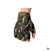 Load image into Gallery viewer, Tactical Gloves Military Army Shooting Paintball Airsoft Bicycle Motorcross Combat Hard Knuckle Fingerless Gloves
