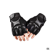 Load image into Gallery viewer, Tactical Gloves Military Army Shooting Paintball Airsoft Bicycle Motorcross Combat Hard Knuckle Fingerless Gloves
