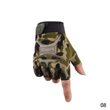 Load image into Gallery viewer, Tactical Gloves Military Army Shooting Paintball Airsoft Bicycle Motorcross Combat Hard Knuckle Fingerless Gloves
