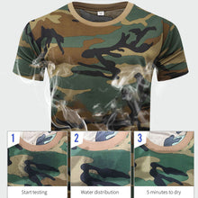 Load image into Gallery viewer, Tactical Camouflage Shirt Short Sleeve Men's Quick Dry Combat T-Shirt Military Army T Shirt Camo Outdoor Hunting Hiking Shirts
