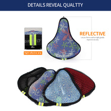 Load image into Gallery viewer, Bicycle Saddle Cover 3D Soft Bike Seat Net Cover Cycling Silicone Seat Cushion Saddle Cover For Bicycle Bike Accessories
