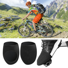Load image into Gallery viewer, 1Pair Cycling Overshoes Mountain Road Bike Shoes Cover Half Palm Toe Lock Windproof Bicycle Protector Boot Case
