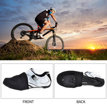 Load image into Gallery viewer, 1Pair Cycling Overshoes Mountain Road Bike Shoes Cover Half Palm Toe Lock Windproof Bicycle Protector Boot Case
