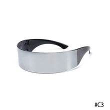 Load image into Gallery viewer, One Piece Glasses Sunglasses Cycling Glasses Headband Glasses Large Mirror Fashion Party Cool Multiple Colour
