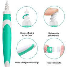 Load image into Gallery viewer, Ear Wax Removal Tool Soft Silicone Spiral Ear Cleaning 16 Replacement Heads Removal Ears Cleaner Plugs Spirals Care Tools
