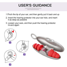 Load image into Gallery viewer, 1 Pair Earplugs Noise Reduction Plug For Sleep Protector Soundproofing Earplug Silicone Anti Bruit Canceling Sleeping Ear Plug
