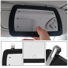 Load image into Gallery viewer, 17x11cm Car Interior Mirror Touch Switch LED Makeup Mirror Sun Visor High Clear Interior HD Mirror
