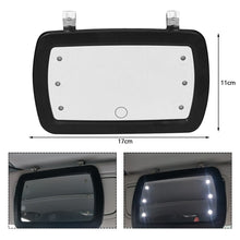 Load image into Gallery viewer, 17x11cm Car Interior Mirror Touch Switch LED Makeup Mirror Sun Visor High Clear Interior HD Mirror
