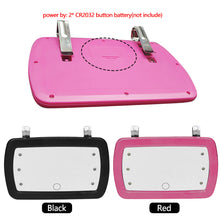 Load image into Gallery viewer, 17x11cm Car Interior Mirror Touch Switch LED Makeup Mirror Sun Visor High Clear Interior HD Mirror
