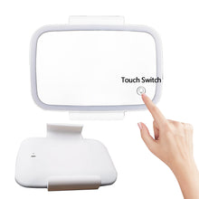 Load image into Gallery viewer, Universal Car Mirror Makeup Mirror Glass Rear View Mirror Hanging Vanity With LED Light Sun Visor Mirror
