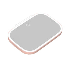 Load image into Gallery viewer, Car Sun Visor LED Makeup Mirror Touch Switch Fill Adjustable Light Rechargable USB Makeup Mirror Sun Visor Interior Mirror
