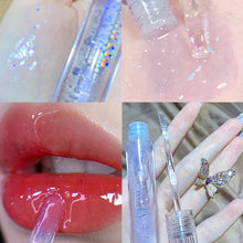 Load image into Gallery viewer, Transparent Water Glass Lip Gloss Moisturizing Mirror Shiny Lip Gloss Colorless Transparent Lip Gloss Makeup Cosmetic
