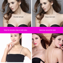 Load image into Gallery viewer, 1 Pair Invisible Transparent Shoulder Straps Metal Buckle Bra Straps Elastic Adjustable Bra Accessories
