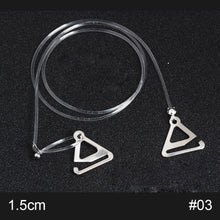 Load image into Gallery viewer, 1 Pair Invisible Transparent Shoulder Straps Metal Buckle Bra Straps Elastic Adjustable Bra Accessories
