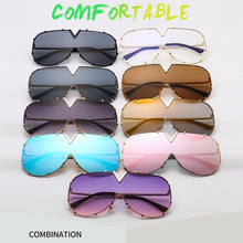 Load image into Gallery viewer, Large Frame Sunglasses Personality Trend Sunglasses UV Protection Retro Sunglasses Outdoor Glasses for Men Women
