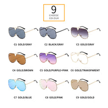 Load image into Gallery viewer, Large Frame Sunglasses Personality Trend Sunglasses UV Protection Retro Sunglasses Outdoor Glasses for Men Women

