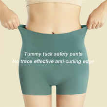 Load image into Gallery viewer, Women Leggings Traceless Thin High Waist Hip Raise Abdominal Safety Pants Anti-Going Out Ice Silk Leggings
