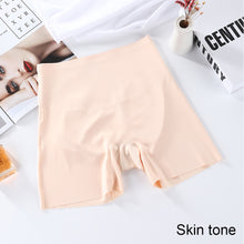 Load image into Gallery viewer, Women Leggings Traceless Thin High Waist Hip Raise Abdominal Safety Pants Anti-Going Out Ice Silk Leggings
