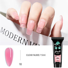 Load image into Gallery viewer, 15ml Nail Art Crystal Extension Glue Poly Gel Paper-free Nail Extension Glue Manicure Tools Manicure Accessories
