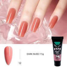 Load image into Gallery viewer, 15ml Nail Art Crystal Extension Glue Poly Gel Paper-free Nail Extension Glue Manicure Tools Manicure Accessories

