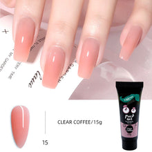 Load image into Gallery viewer, 15ml Nail Art Crystal Extension Glue Poly Gel Paper-free Nail Extension Glue Manicure Tools Manicure Accessories

